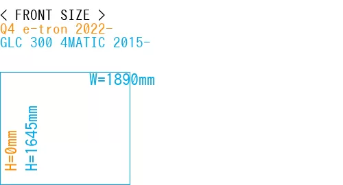 #Q4 e-tron 2022- + GLC 300 4MATIC 2015-